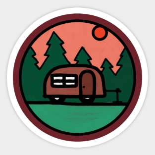 Happy Camper 2 Sticker